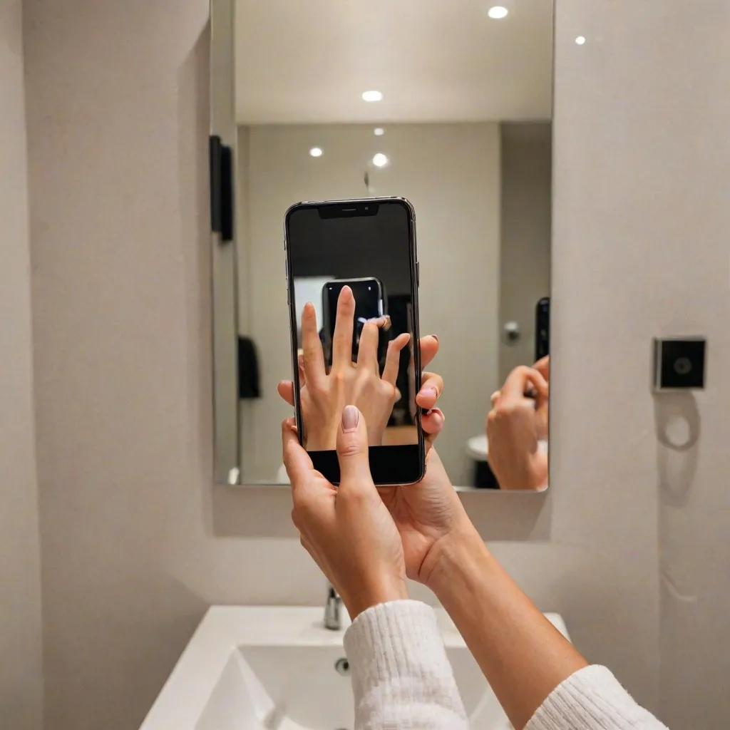 Jak zrobić selfie w lustrze?