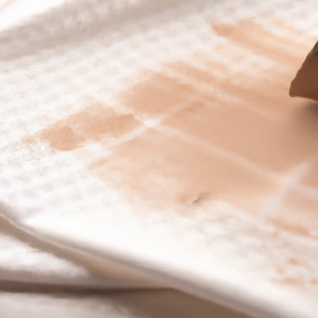 Jak usunąć plamę z podkładu?