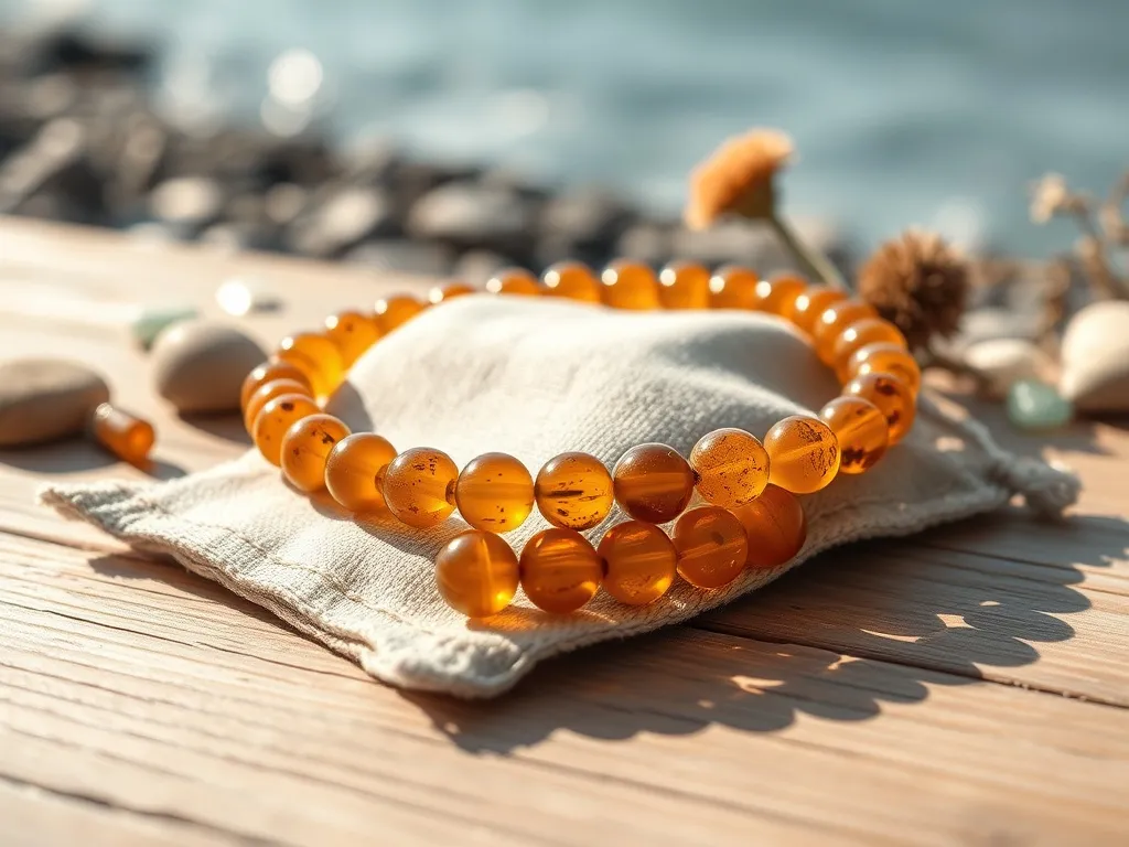 Bransoletka z bursztynu na co pomaga i jak działa?